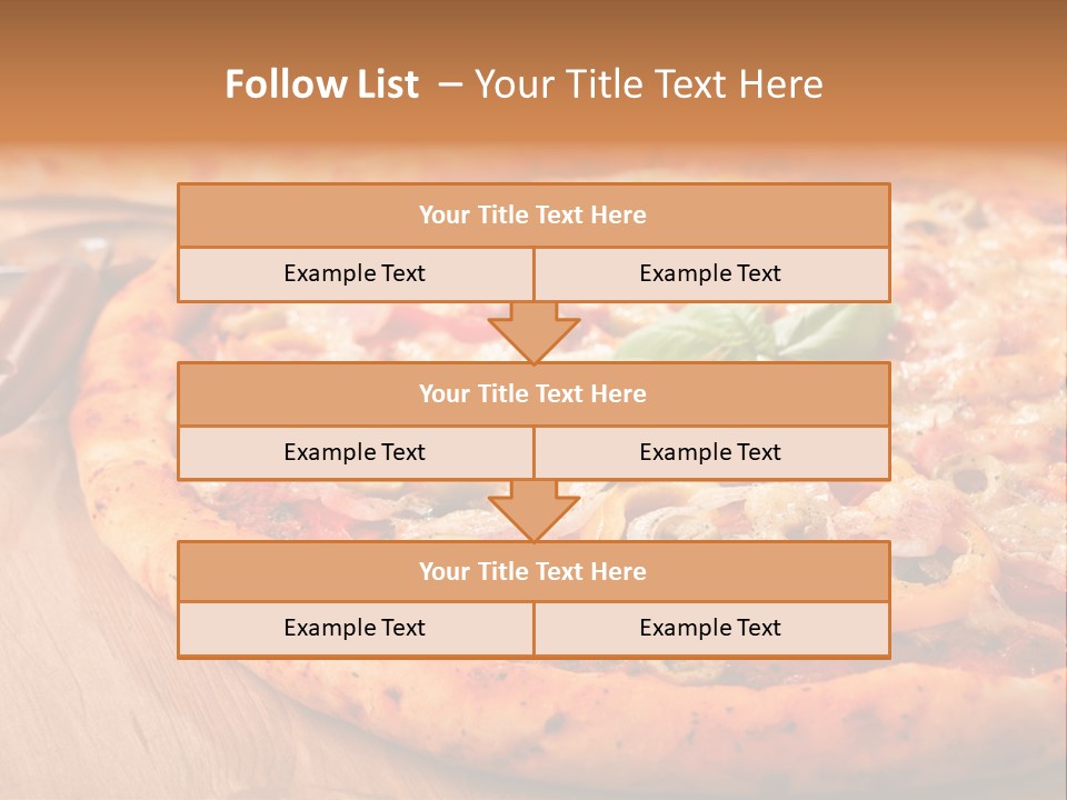 Peppers Mushrooms Leaf PowerPoint Template