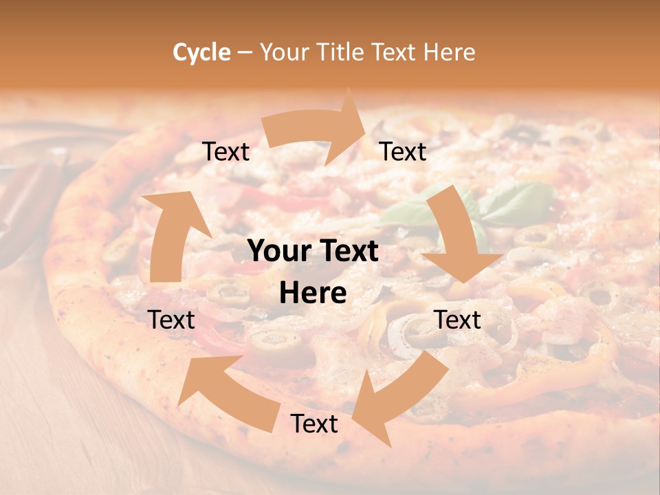 Peppers Mushrooms Leaf PowerPoint Template