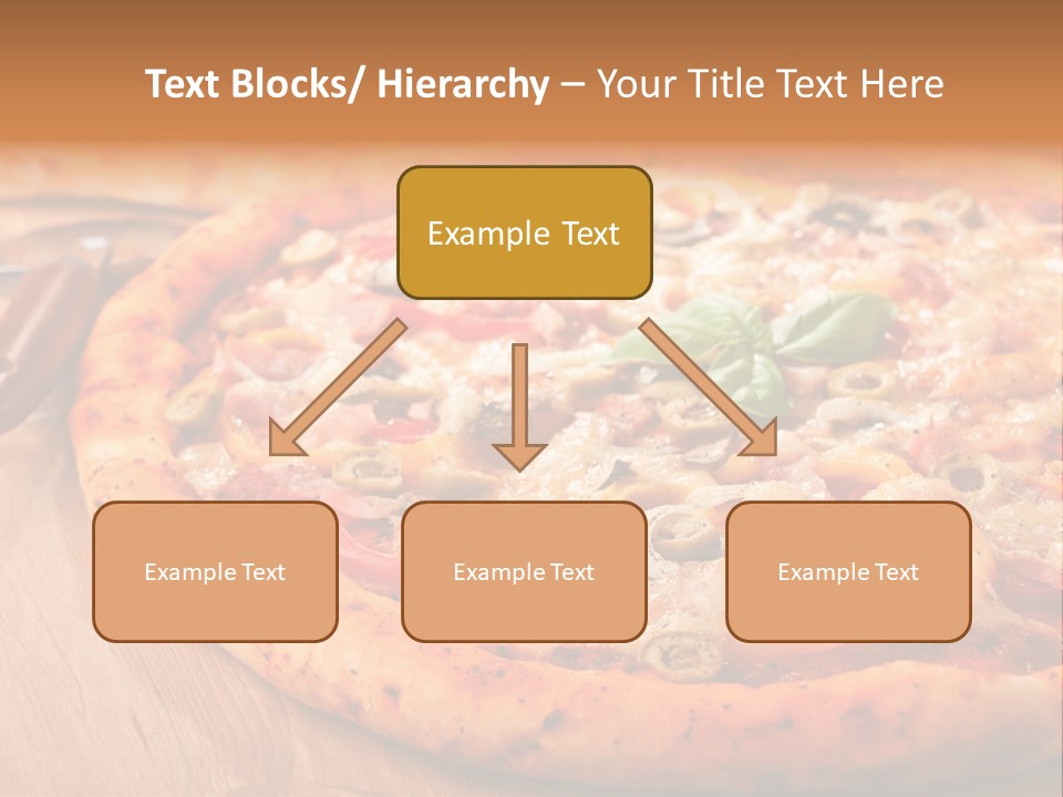 Peppers Mushrooms Leaf PowerPoint Template