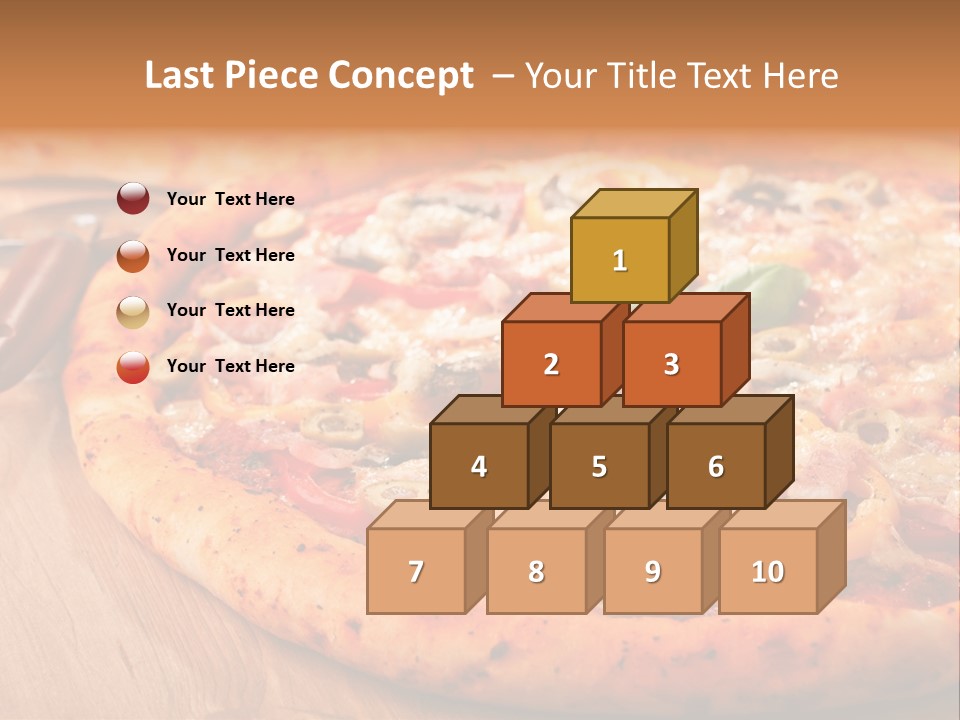 Peppers Mushrooms Leaf PowerPoint Template