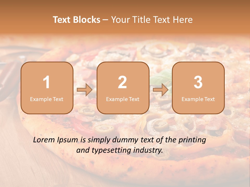 Peppers Mushrooms Leaf PowerPoint Template