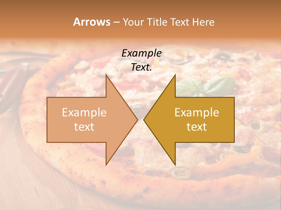 Peppers Mushrooms Leaf PowerPoint Template