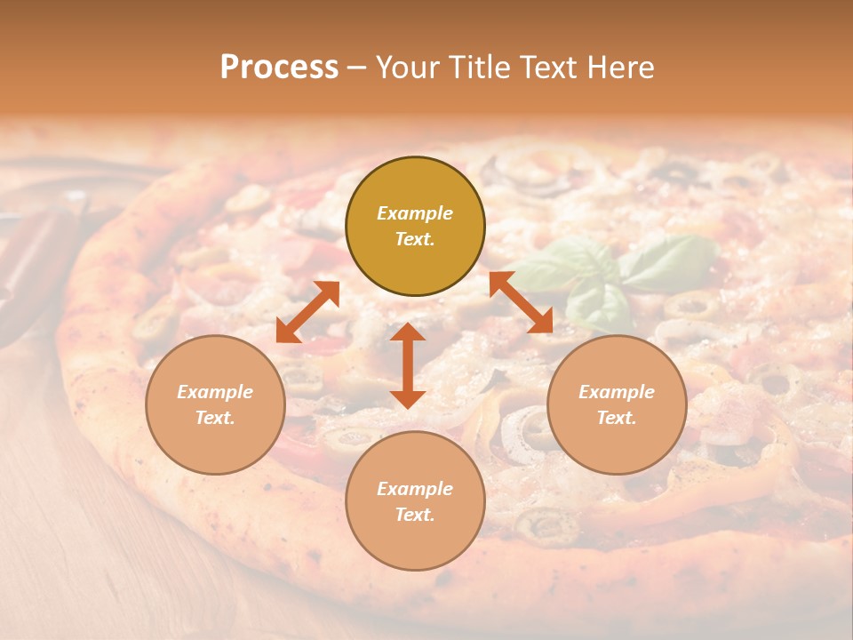 Peppers Mushrooms Leaf PowerPoint Template