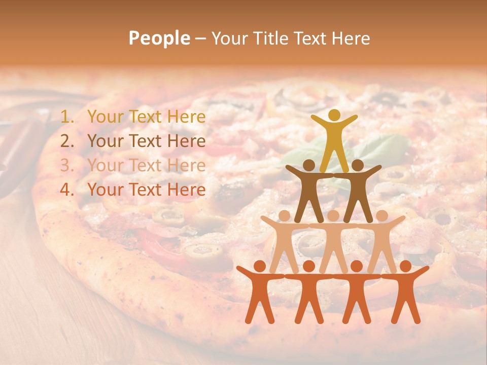 Peppers Mushrooms Leaf PowerPoint Template