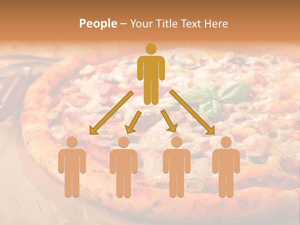 Peppers Mushrooms Leaf PowerPoint Template