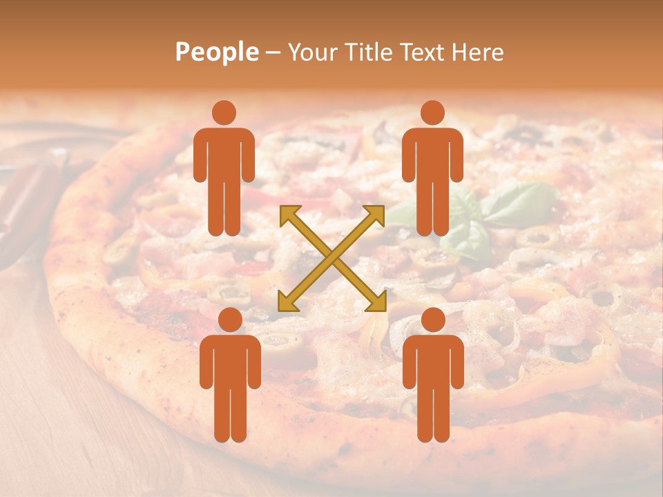 Peppers Mushrooms Leaf PowerPoint Template