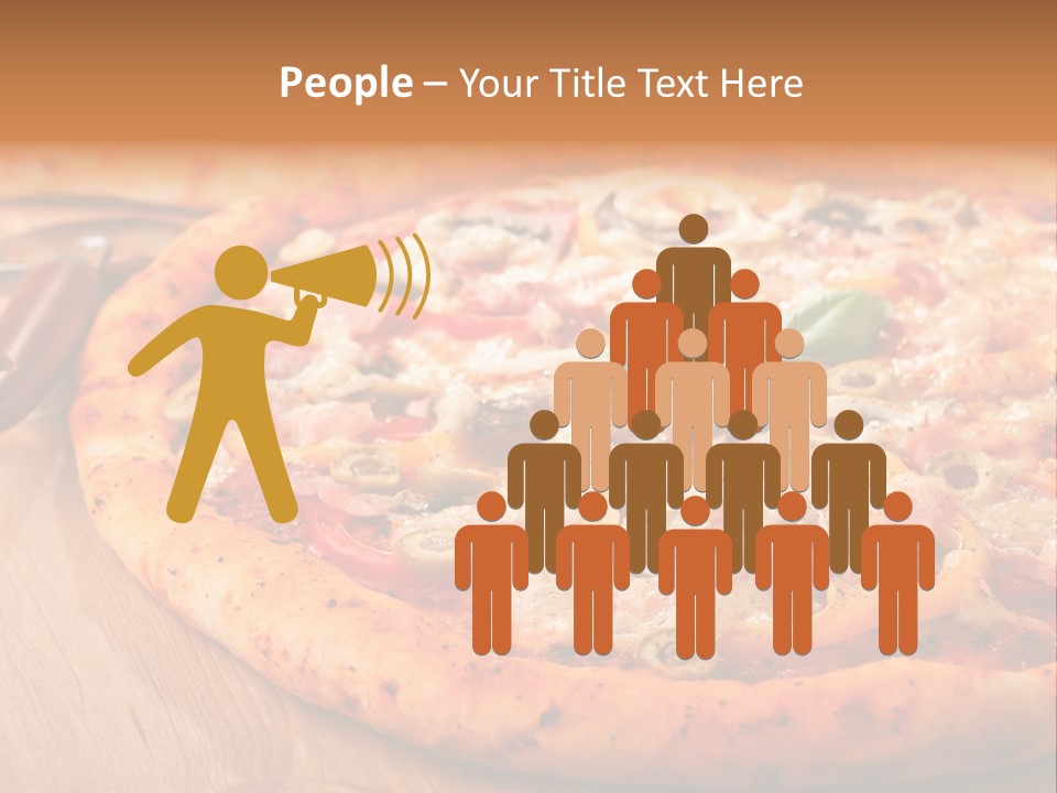 Peppers Mushrooms Leaf PowerPoint Template