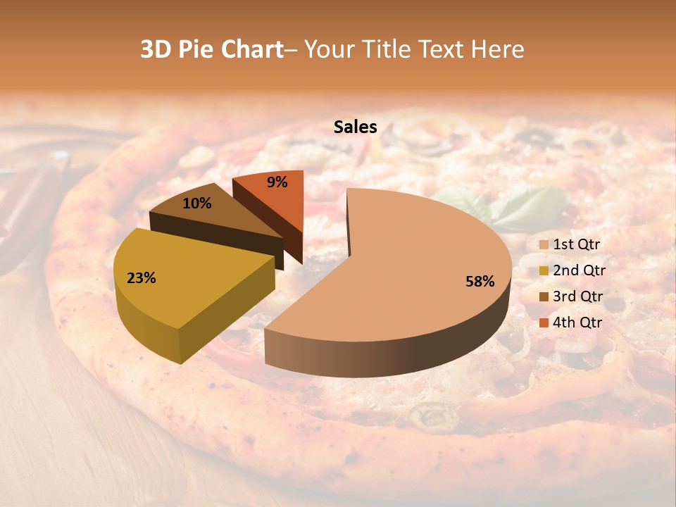 Peppers Mushrooms Leaf PowerPoint Template