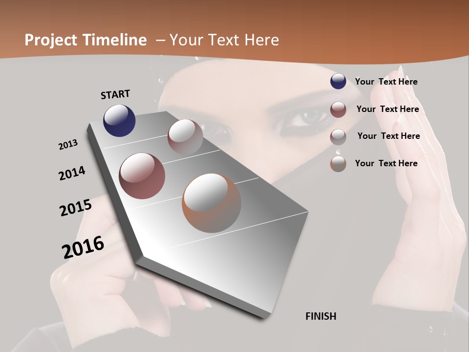 Female Cool Sexy PowerPoint Template