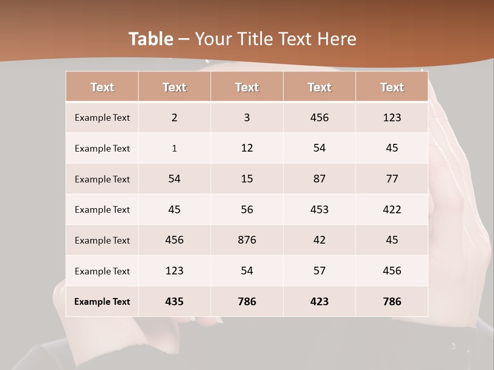 Female Cool Sexy PowerPoint Template