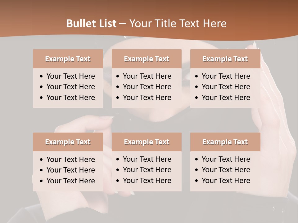 Female Cool Sexy PowerPoint Template