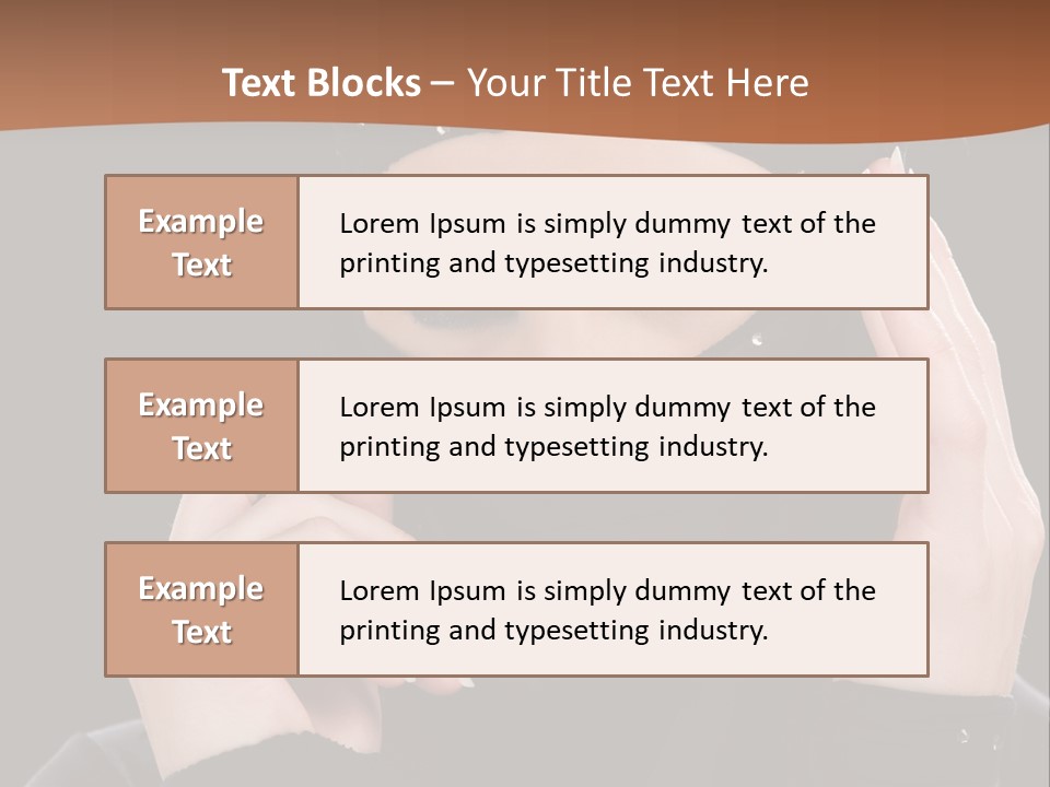 Female Cool Sexy PowerPoint Template