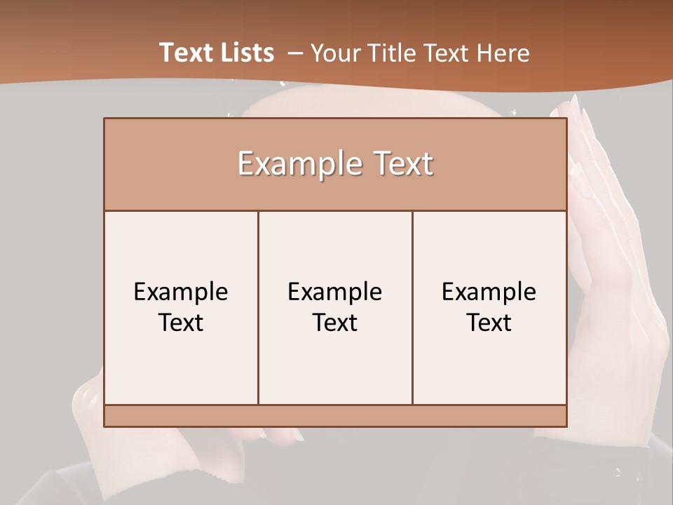 Female Cool Sexy PowerPoint Template
