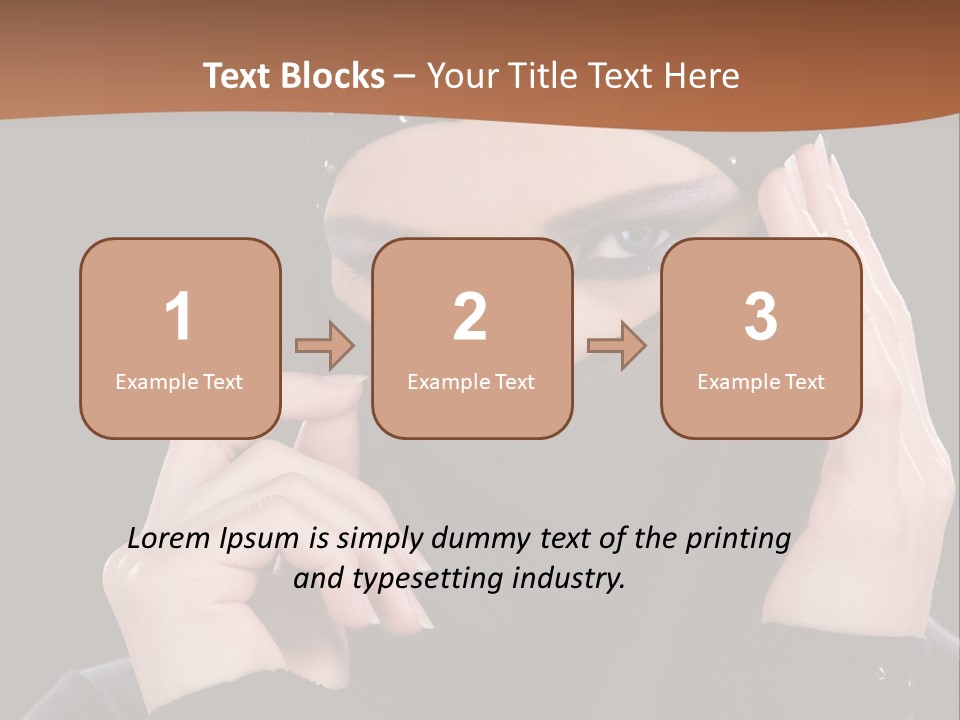 Female Cool Sexy PowerPoint Template