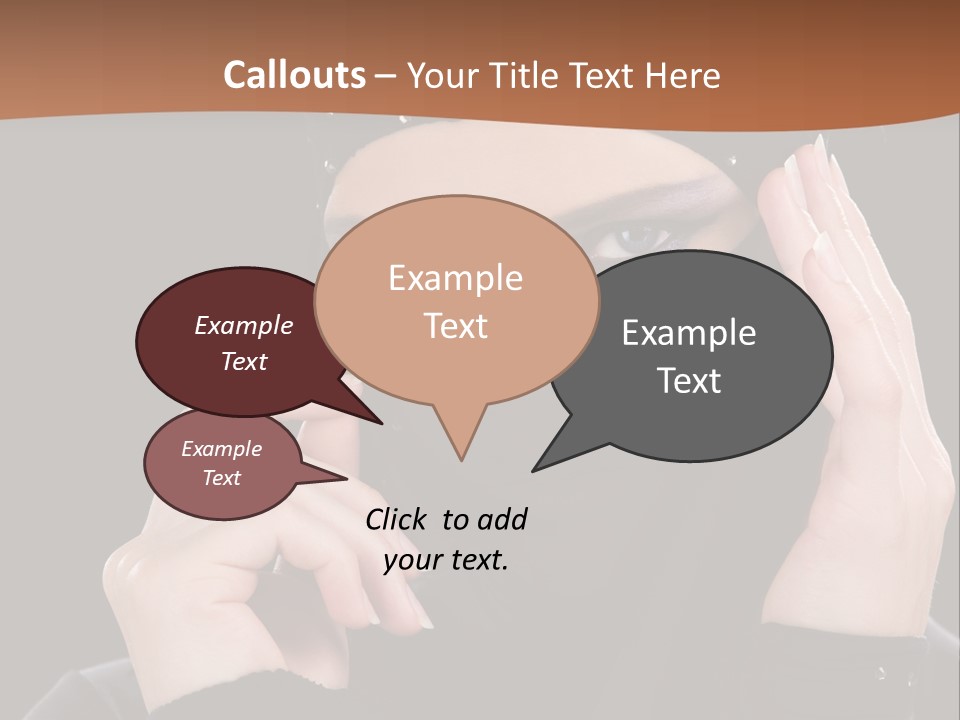 Female Cool Sexy PowerPoint Template