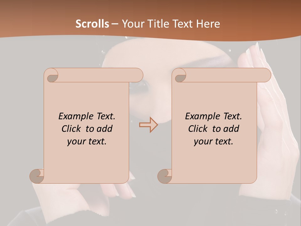 Female Cool Sexy PowerPoint Template