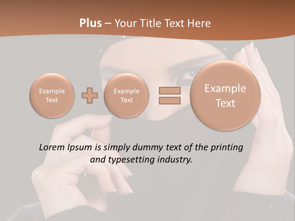 Female Cool Sexy PowerPoint Template