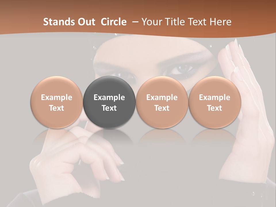 Female Cool Sexy PowerPoint Template