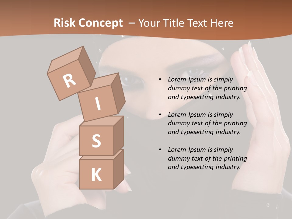 Female Cool Sexy PowerPoint Template