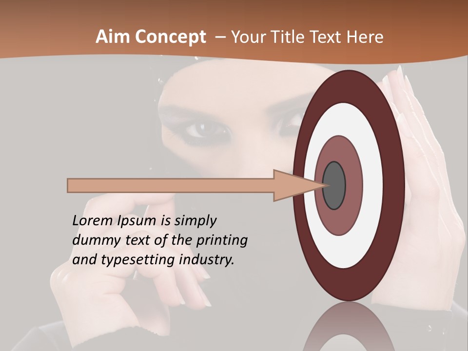 Female Cool Sexy PowerPoint Template