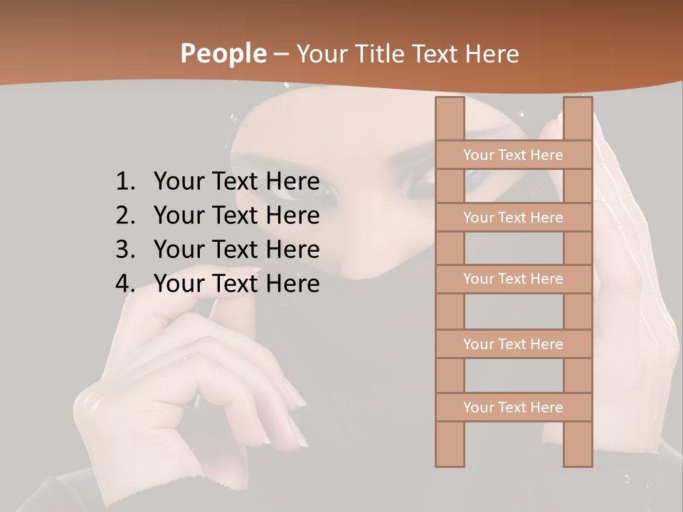 Female Cool Sexy PowerPoint Template