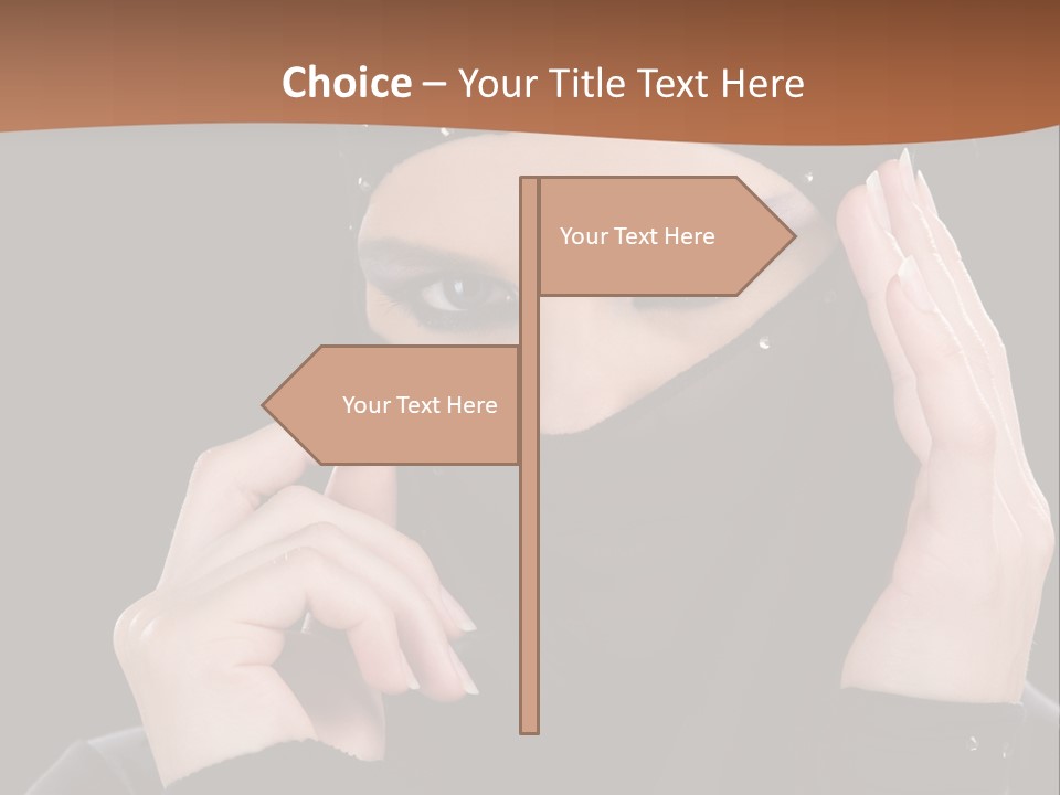 Female Cool Sexy PowerPoint Template
