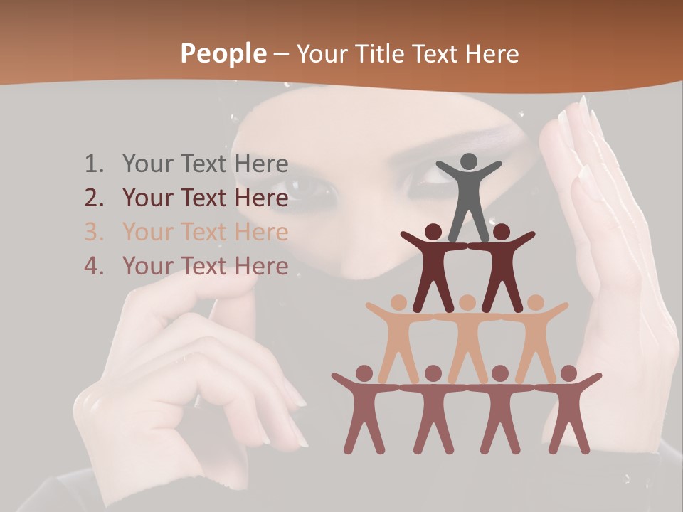 Female Cool Sexy PowerPoint Template