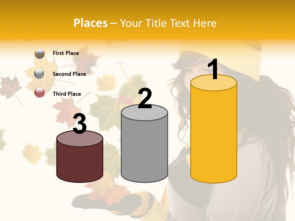 Smile Person Miss PowerPoint Template