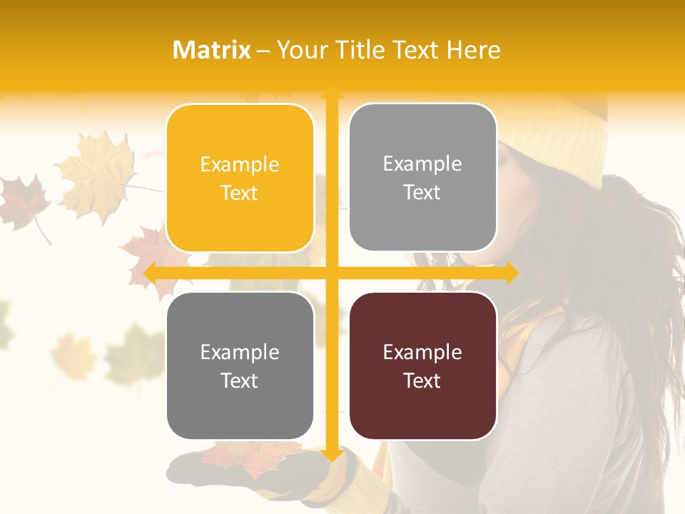 Smile Person Miss PowerPoint Template