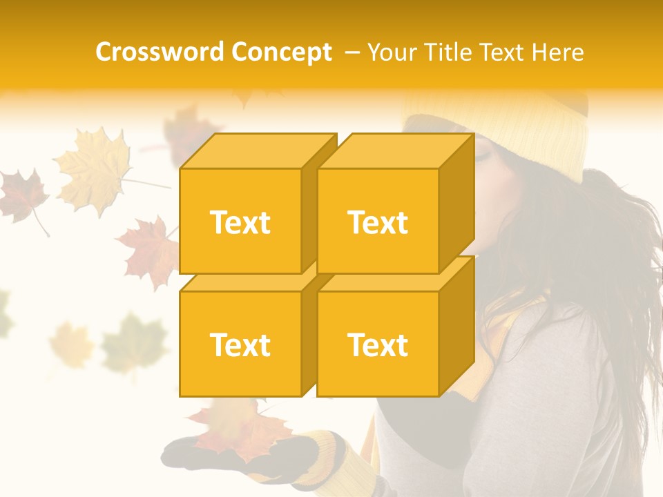 Smile Person Miss PowerPoint Template