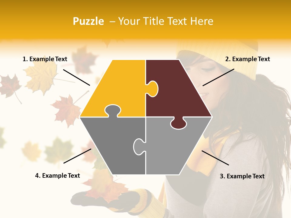 Smile Person Miss PowerPoint Template