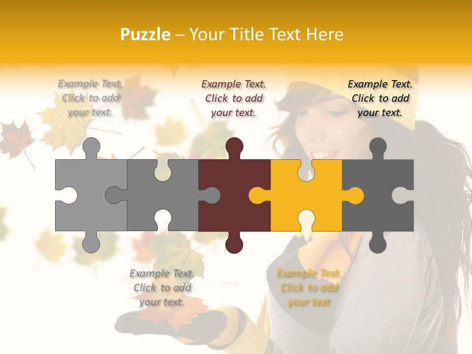 Smile Person Miss PowerPoint Template