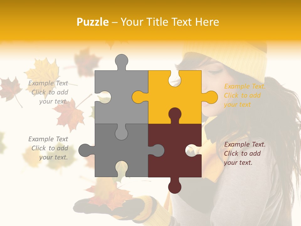 Smile Person Miss PowerPoint Template