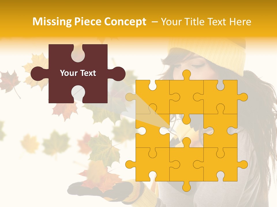 Smile Person Miss PowerPoint Template