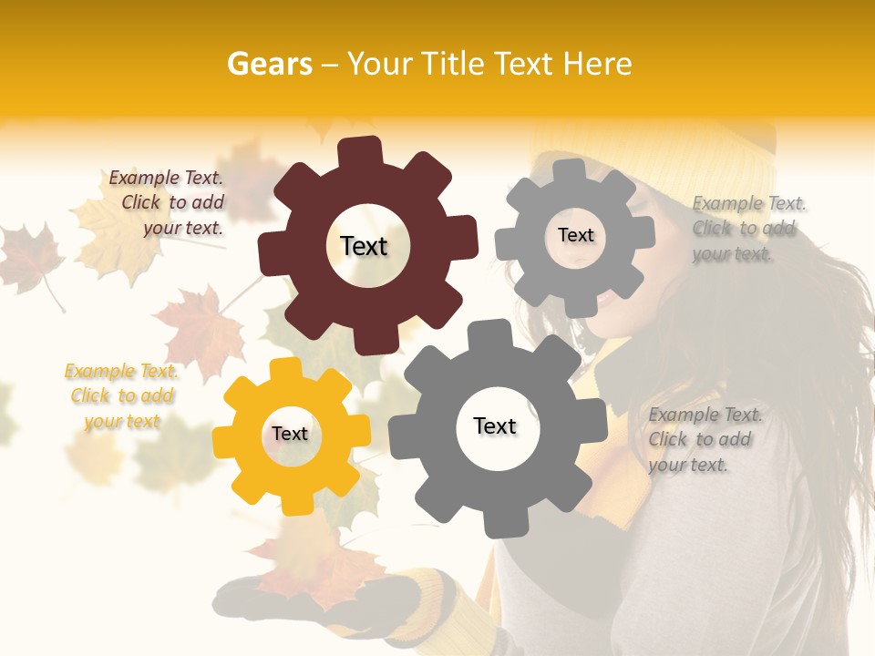 Smile Person Miss PowerPoint Template