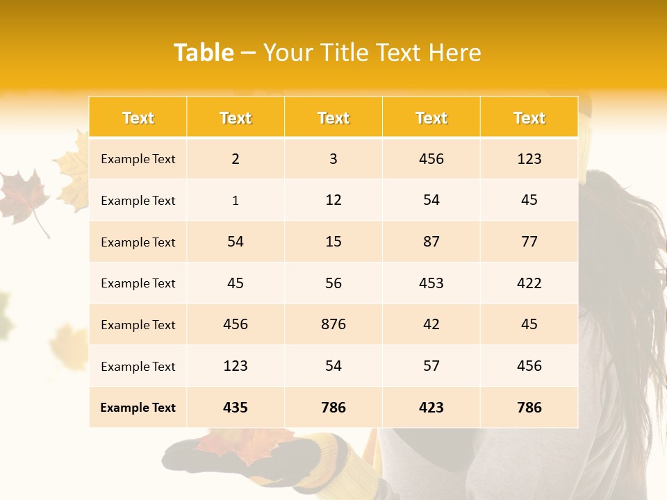 Smile Person Miss PowerPoint Template
