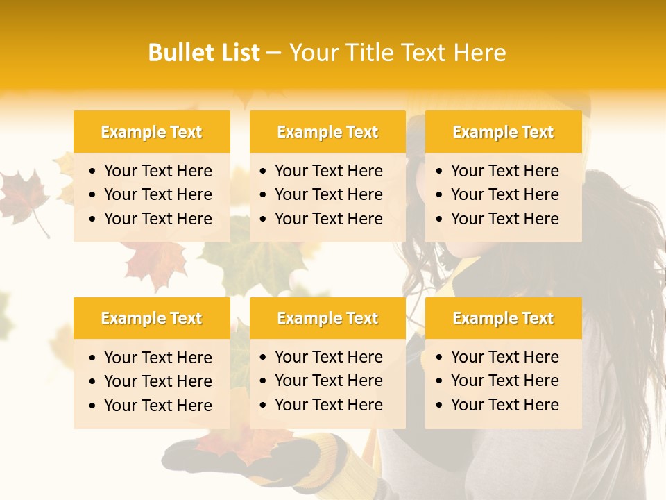 Smile Person Miss PowerPoint Template
