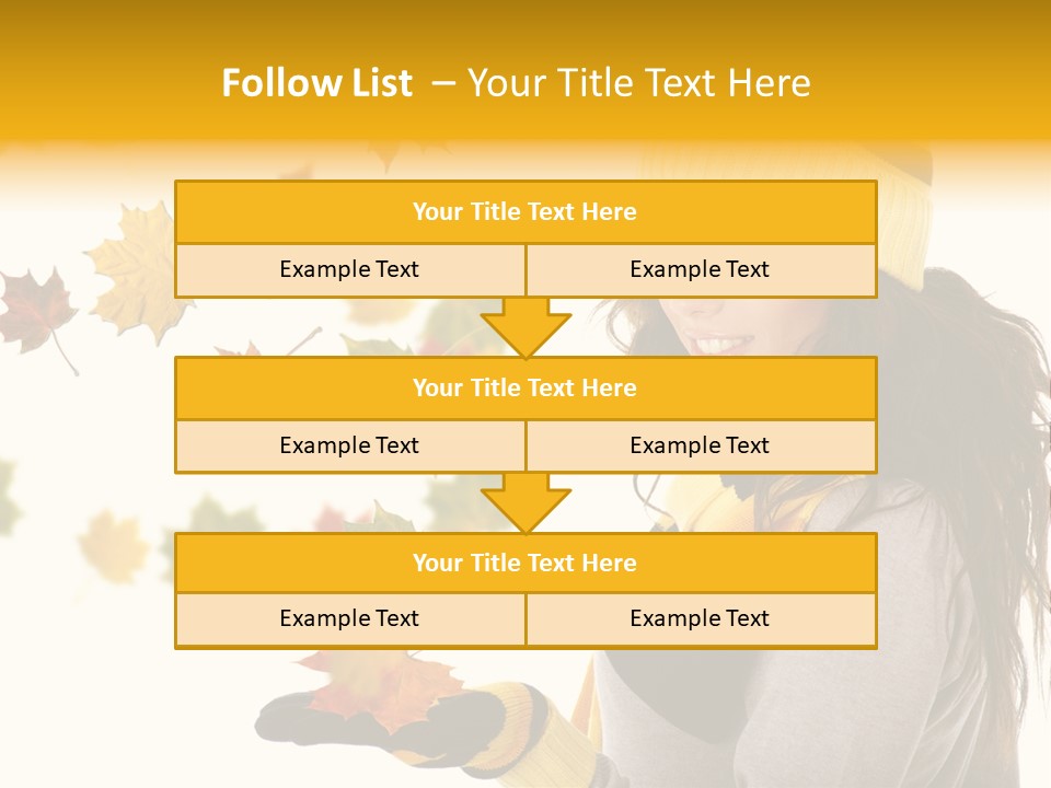 Smile Person Miss PowerPoint Template