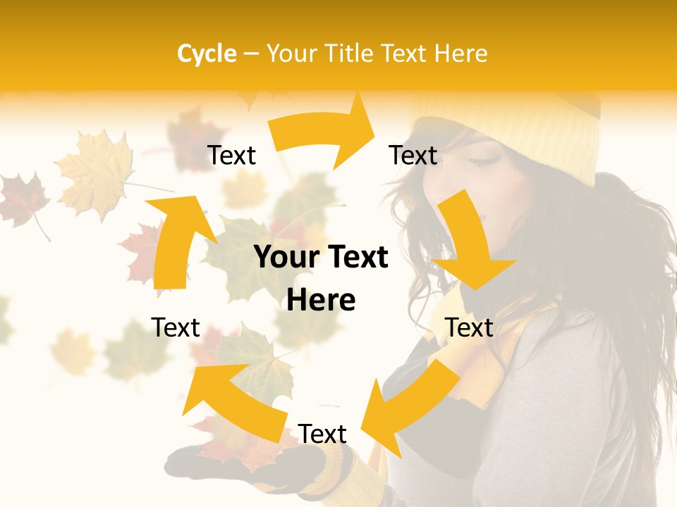 Smile Person Miss PowerPoint Template