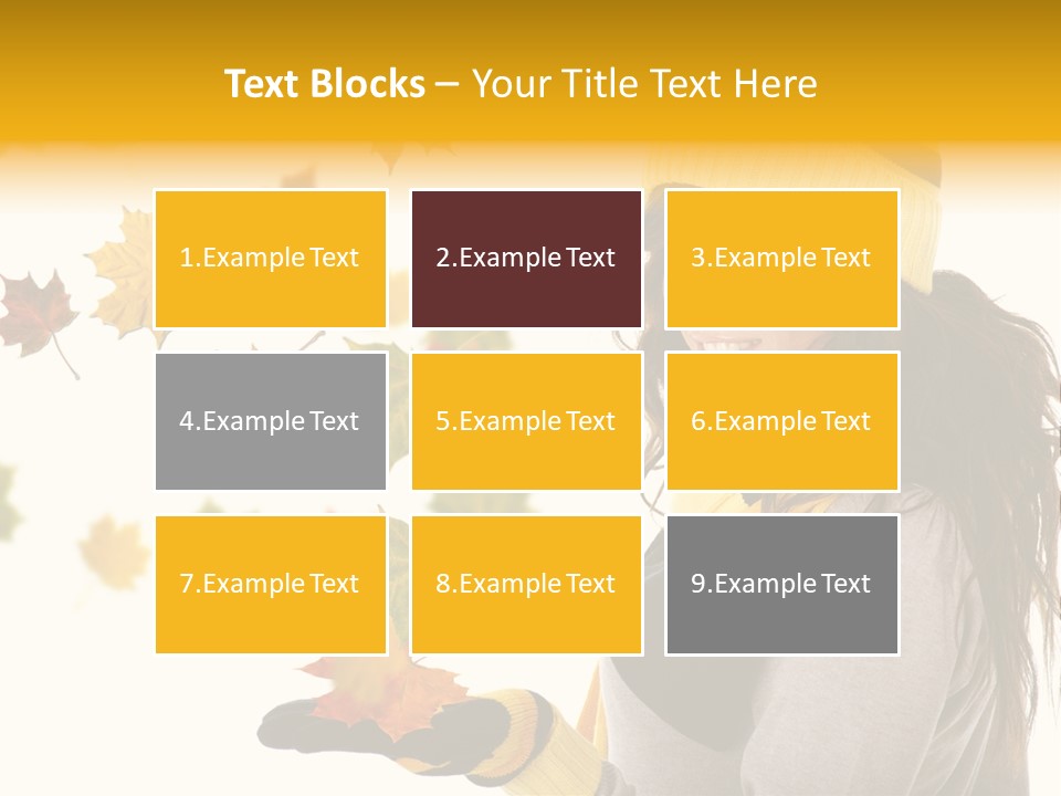 Smile Person Miss PowerPoint Template