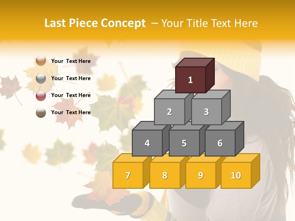 Smile Person Miss PowerPoint Template