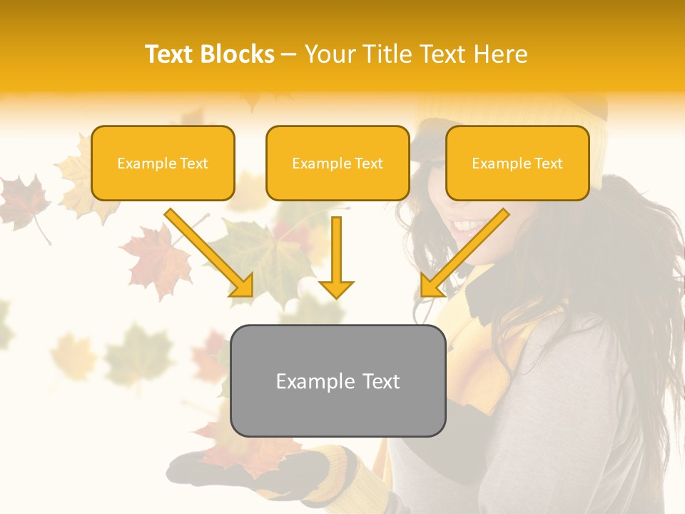 Smile Person Miss PowerPoint Template