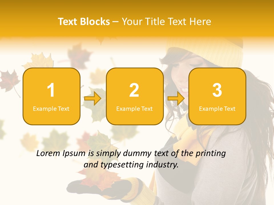 Smile Person Miss PowerPoint Template