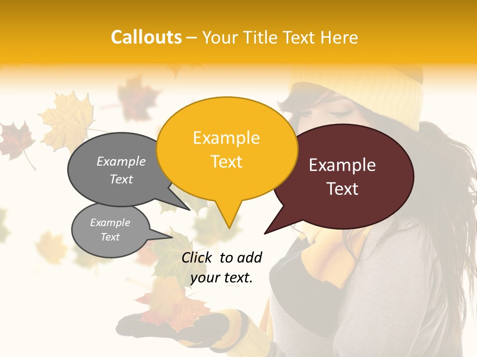 Smile Person Miss PowerPoint Template