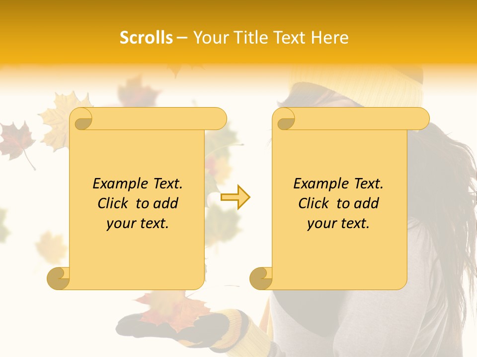 Smile Person Miss PowerPoint Template