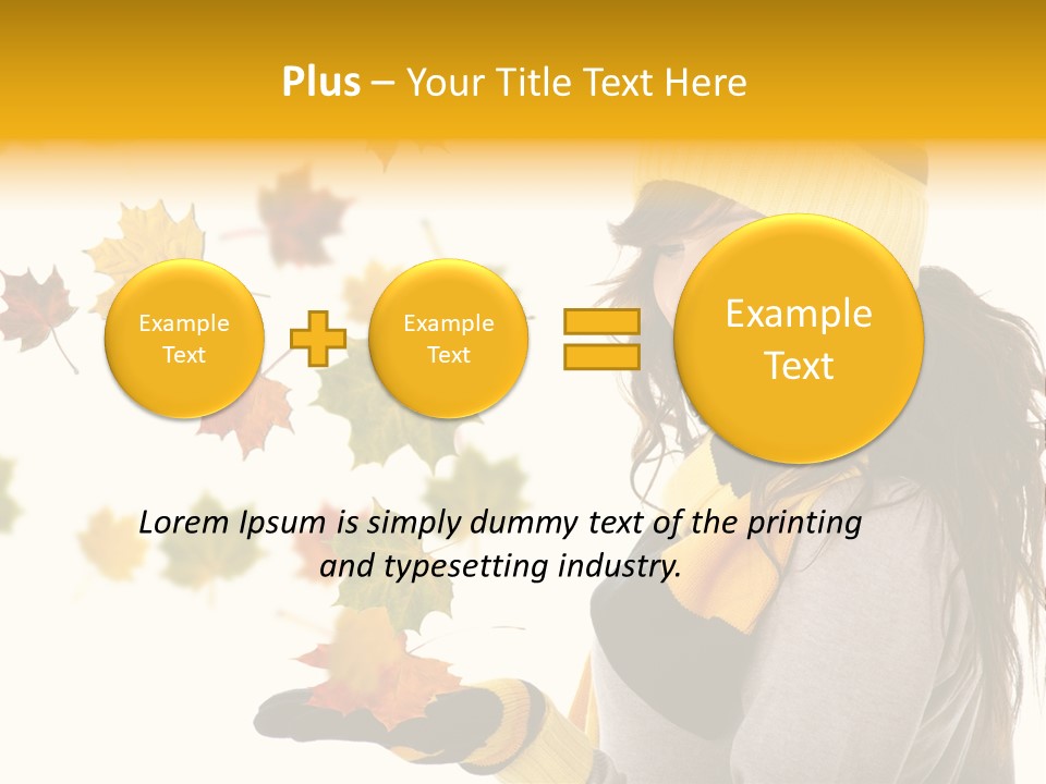 Smile Person Miss PowerPoint Template