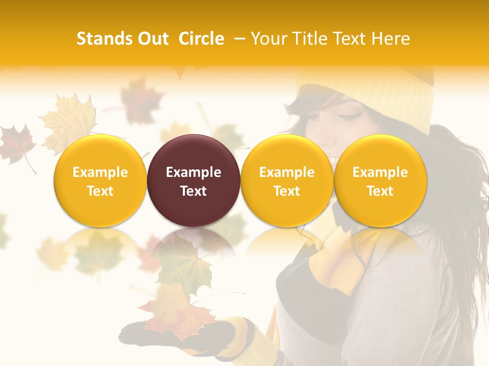 Smile Person Miss PowerPoint Template