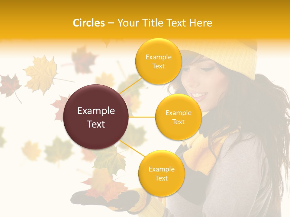 Smile Person Miss PowerPoint Template