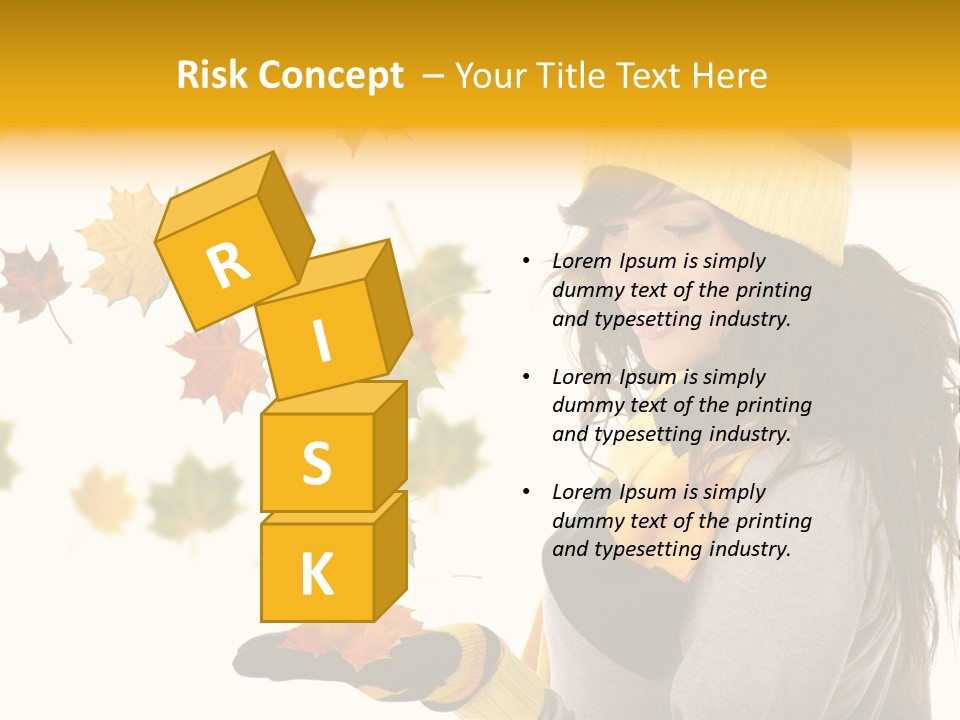 Smile Person Miss PowerPoint Template