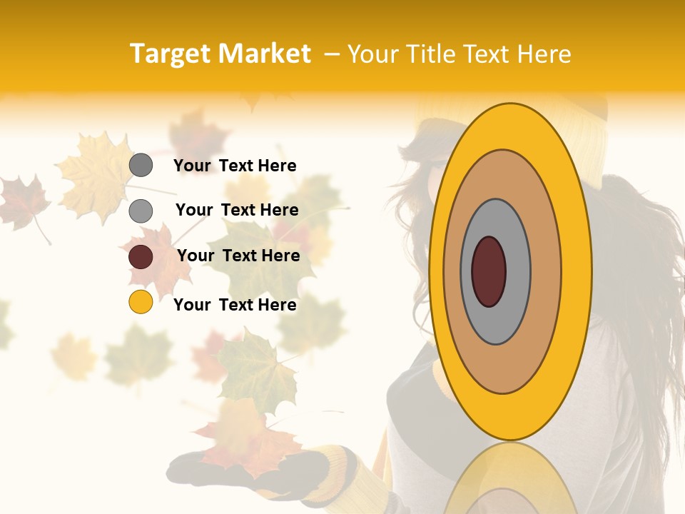 Smile Person Miss PowerPoint Template